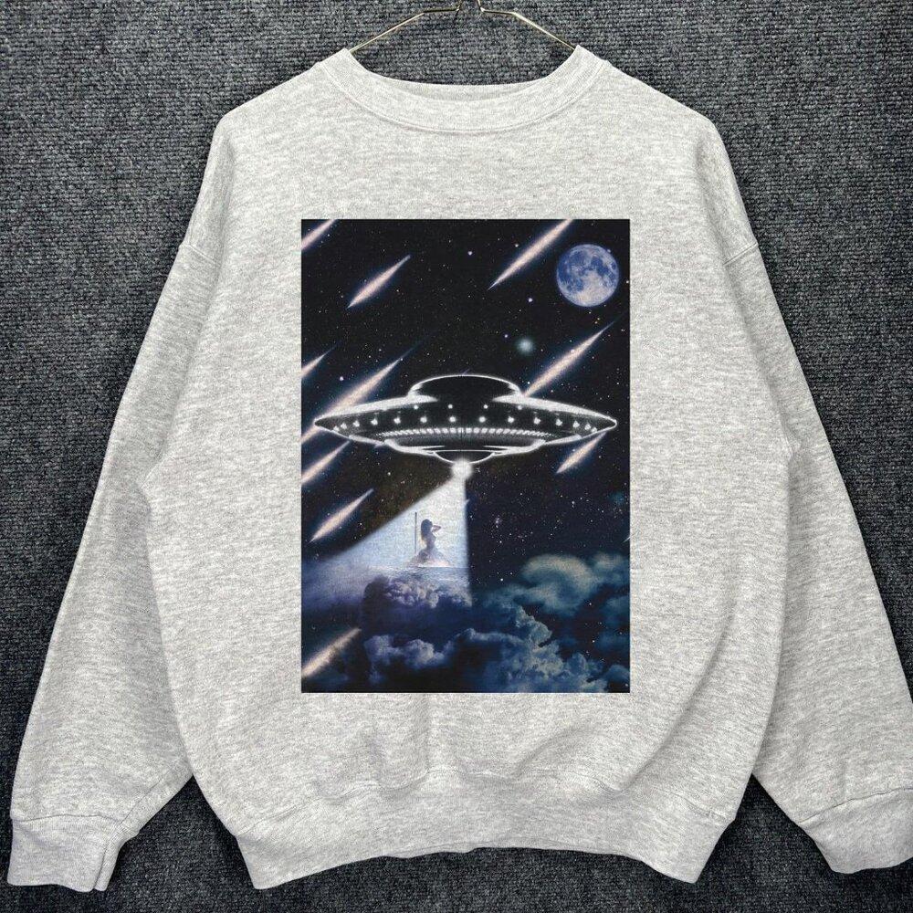 Down Bad Alien Ts Ttpd Down Bad Ufo Ttpd Shirt Sweatshirt Grey